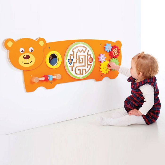 Bear 4-Activity Sensory Wall Panel